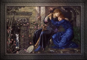 Love Among the Ruins by Edward Burne-Jones Old Masters Reproduction